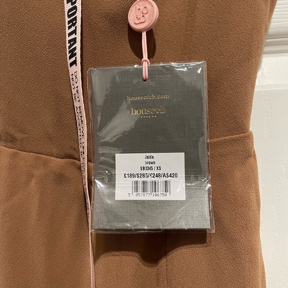 House of CB Dresses House Of Cb Jaida Toast Corset Maxi Dress